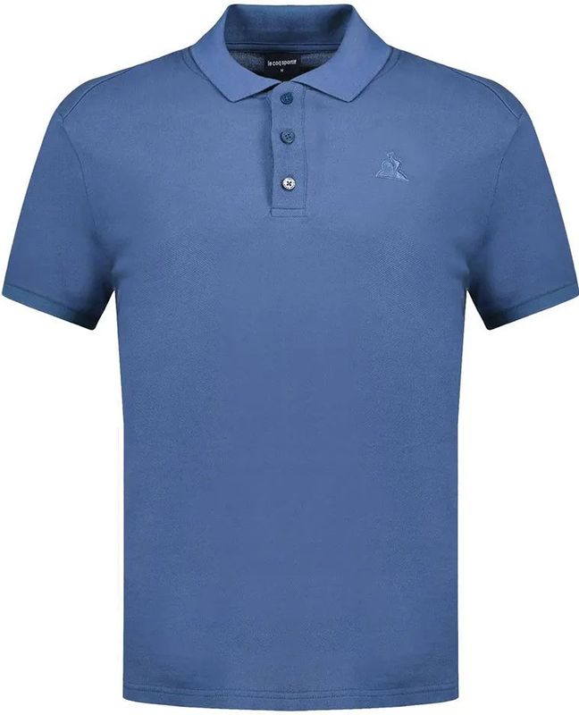 Le Coq Sportif - Ton, Ton - Poloshirt - Blauw - Korte Mouw