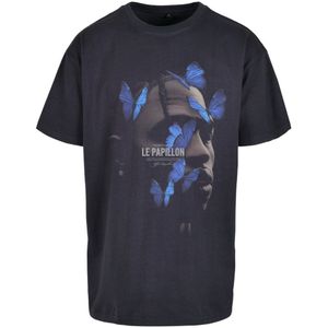 Mister Tee Le Papillon Oversize Short Sleeve T-shirt Blauw 2XL Man