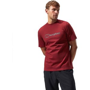 Berghaus Organic Big Colour Logo Short Sleeve T-shirt Rood S Man