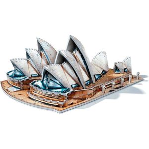 Wrebbit Emblematic Buildings Cafe Sydney Opera House 3d Puzzle 925 Piezas Zilver