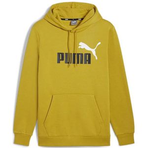 Puma Ess+ 2 Col Big Logo Hoodie Geel,Goud Man