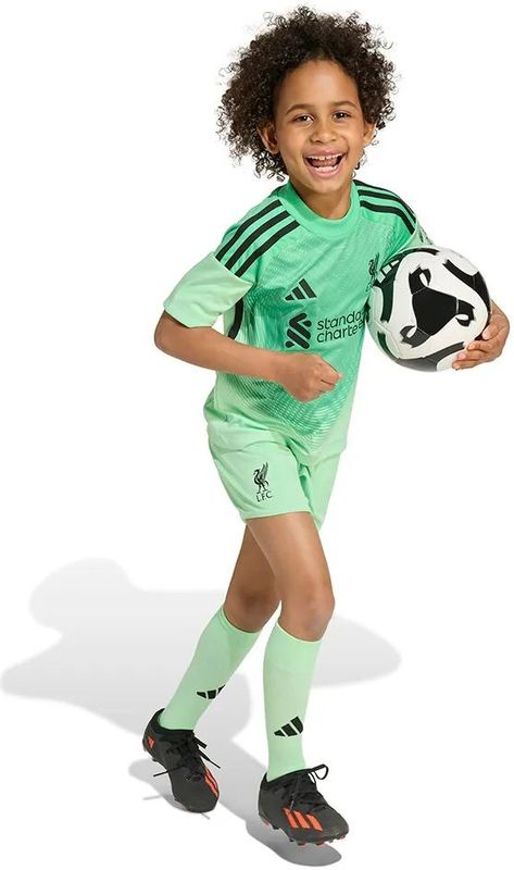 Adidas - Liverpool FC 25/26 - Mini Doelman Thuis Junior Set - Voetbaltenues