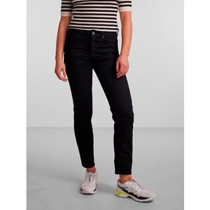Pieces Delly Straight Fit Jeans Zwart M / 32 Vrouw