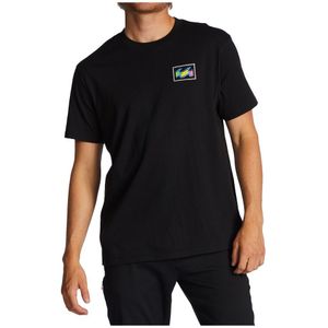 Billabong Crayon Wave Short Sleeve T-shirt Zwart S Man