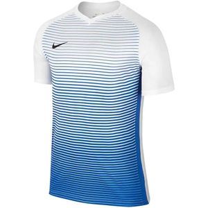 Nike - Dry Precision IV - T-shirt - Korte Mouwen - Wit - Koningsblauw - Zwart