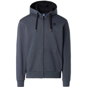 North Sails Logo Sweatshirt Met Rits