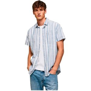 Pepe Jeans Luther Overhemd Met Korte Mouwen