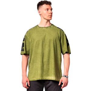Nebbia Washed-off Oversized Lifting Club 368 T-shirt Met Korte Mouwen