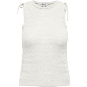Only Aggie Sleeveless T-shirt Wit XS Vrouw