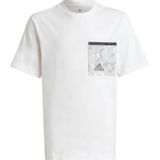 Adidas - Future Pocket - T-shirt - Korte Mouwen - Junior - Zacht Katoen