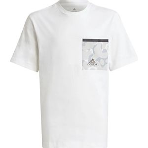 Adidas - Future Pocket - T-shirt - Korte Mouwen - Junior - Zacht Katoen