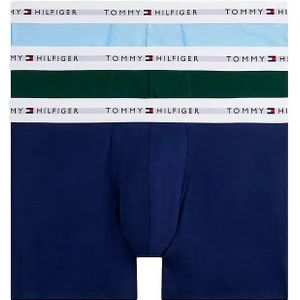 Tommy Hilfiger - Boxershort - Orn Grn/Prp Nvy/Vess Blu - 3P BOXER BRIEF - Met Langere Pijpen