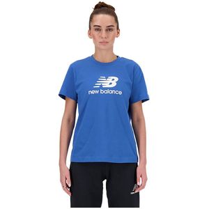 New Balance Sport Essentials Logo T-shirt Blauw XL Vrouw