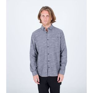 Hurley O&o Stretch Long Sleeve Shirt Grijs M Man