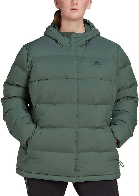 Adidas - Hel H J In - Donsjack - Met Capuchon - Gerecycled Polyester - Grote Maten