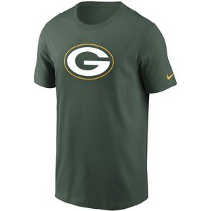 Nike Nfl Green Bay Packers Logo Essential Short Sleeve T-shirt Groen S Man