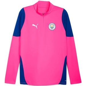 Puma Manchester City Fc 25/26 Training Sweatshirt Met Halve Rits