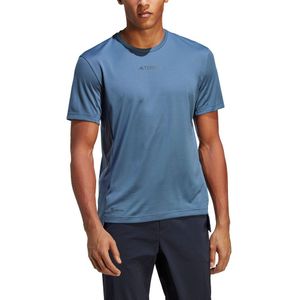 Adidas Mt Short Sleeve T-shirt Blauw L Man