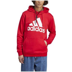 Adidas Essentials Fleece Big Logo Hoodie Rood XL / Regular Man