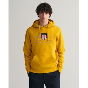 Gant Archive Shield Regular Fit Hoodie Geel S Man