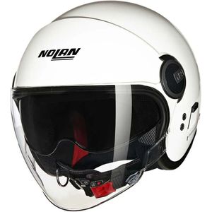 NOLAN - N21 Visor 06 - Jethelm - Metaalwit - Polycarbonaat