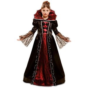 Viving Costumes Luxe Vampire Junior Custom Rood 7-9 Years