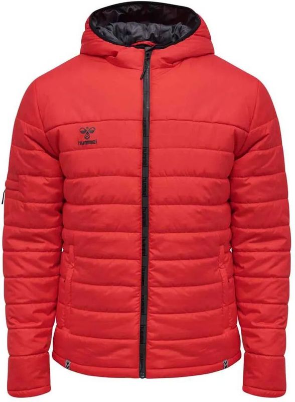 Hummel - hmlNORTH QUILTED HOOD JACKET - Winterjas - Geweven Ripstop - Zwart