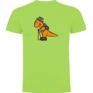 Kruskis Dino Trek Short Sleeve T-shirt Groen XL Man