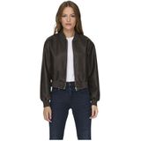 Only Jane Washed Bomber Jacket Bruin S Vrouw