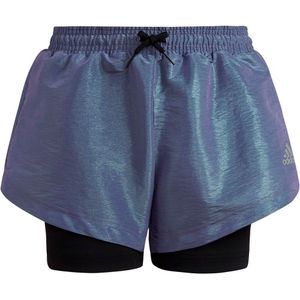 Adidas D Woven 2 In 1 Shorts Paars 7-8 Years