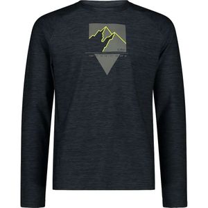 CMP - T-shirt - Lange Mouwen - Rekbaar Jersey - Op de Natuur Geïnspireerde Print