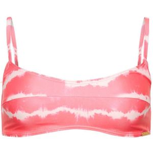 Superdry Code Tie Dye Bikini Top Roze S Vrouw