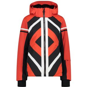 Cmp Zip Hood 32w0256 Jacket Rood 2XS Vrouw