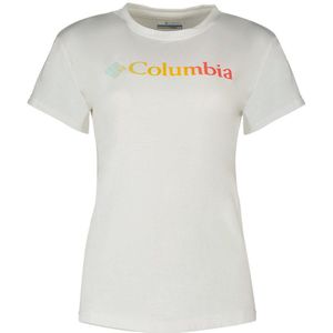 Columbia Sun Trek Graphic Short Sleeve T-shirt Wit L Vrouw