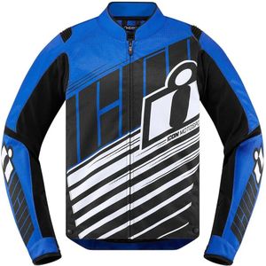 Icon Overlord Sb2 Geperforeerd Leer Jas