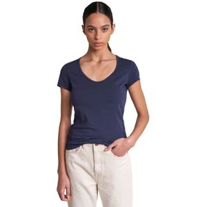 Salsa Jeans Timeless Lyocell T-shirt Met Korte Mouwen