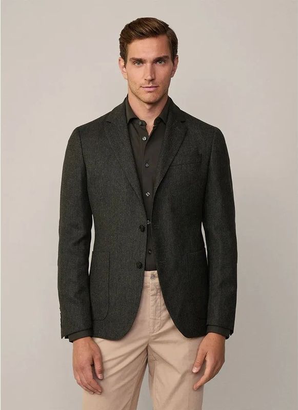 Hackett Multi Trim Hbone Ep Blazer