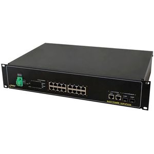 Pulsar - S116 - Netwerkschakelaar - 16 Aansluitingen - Voor Maximaal 16 IP-camera's