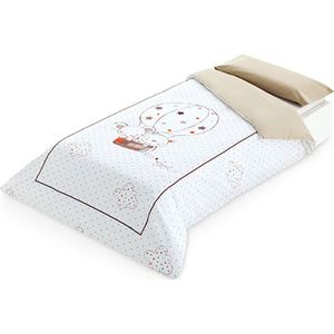 Bimbidreams Globo 160x220 Cm Duvet Cover + Pillow Case Beige
