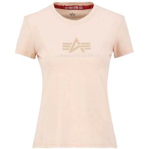 ALPHA INDUSTRIES - Crystal T-Shirt - Zwart - Katoen
