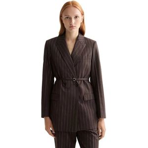 Scotch & Soda Double Breasted Lurex Pinstripe Blazer