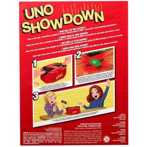 Mattel Games Uno Showdown Card Game Veelkleurig