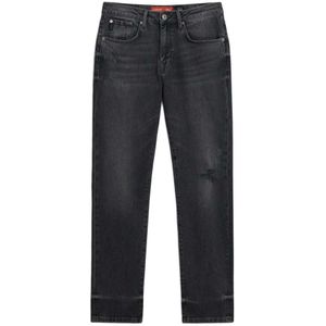 Superdry Vintage Slim Straight Jeans Zwart 30 / 32 Man