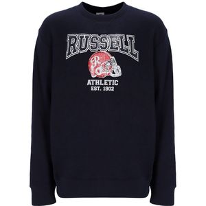 Russell Athletic Ams A30411 Hoodie Blauw L Man