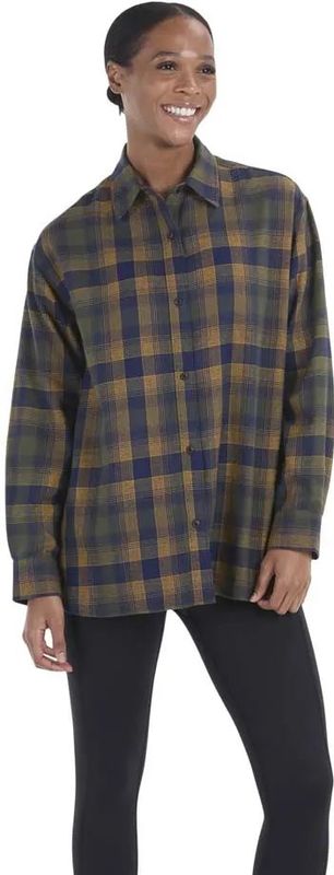 Overhemd - Geborsteld Flanel - Blauw - Katoen/Gerecycled Polyester