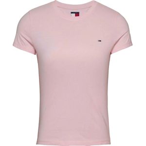 Tommy Jeans - Korte Mouwen T-shirt - Wit - 100% Regeneratief Katoen
