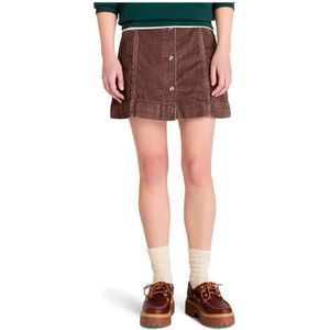 Timberland - TB0A6HX33171 - Ribfluwelen Rok - Groen - Casual - Katoen