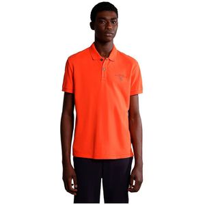 Napapijri Elbas 4 Short Sleeve Polo Oranje S Man