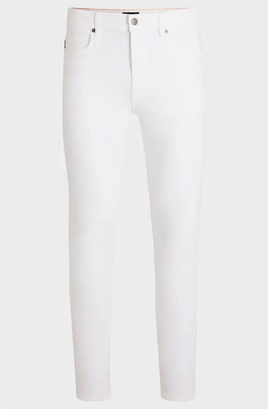 Design - Stretchbroek - Effen - Denim - Lang