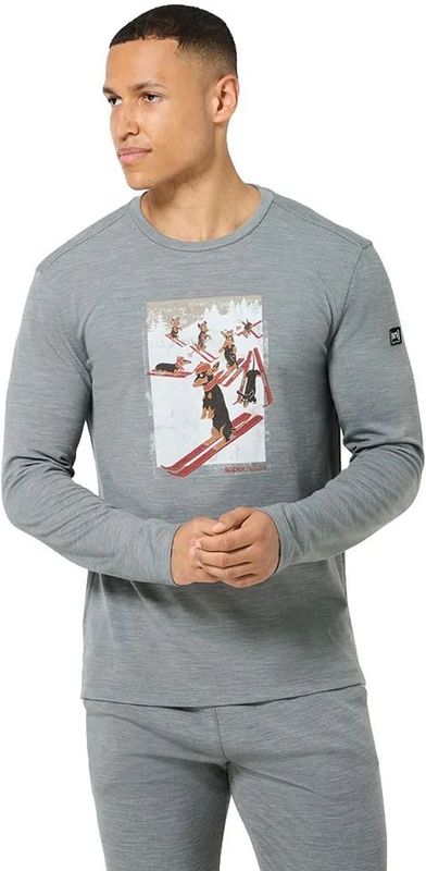 Super.natural - M DACHSHUND BRUSH LS - T-shirt - Lange Mouwen